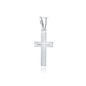Cruciulita argint pandantiv DiAmanti K0237R-DIA (Argint 925‰ 0,75 g.)